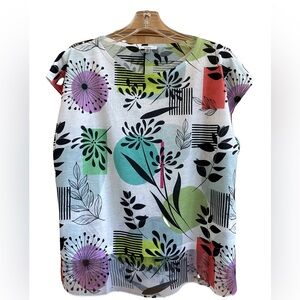 Milano Bold Modern Print Light Tee NWT Size XL
